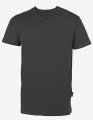 Heren T-shirt V hals HRM 102 Dark Grey